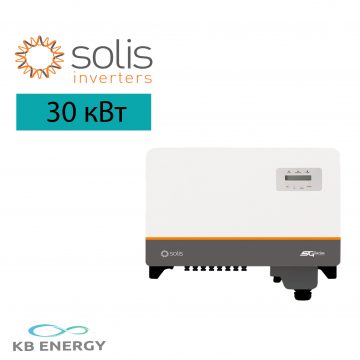 Сетевой инвертор Solis-30K-5G-DC ( 3 ФАЗЫ, 3 MPPT)(Фото 1)