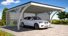 Заказать Навіс для автомобіля з сонячною електростанцією (2 місця, 7.5 кВт)
